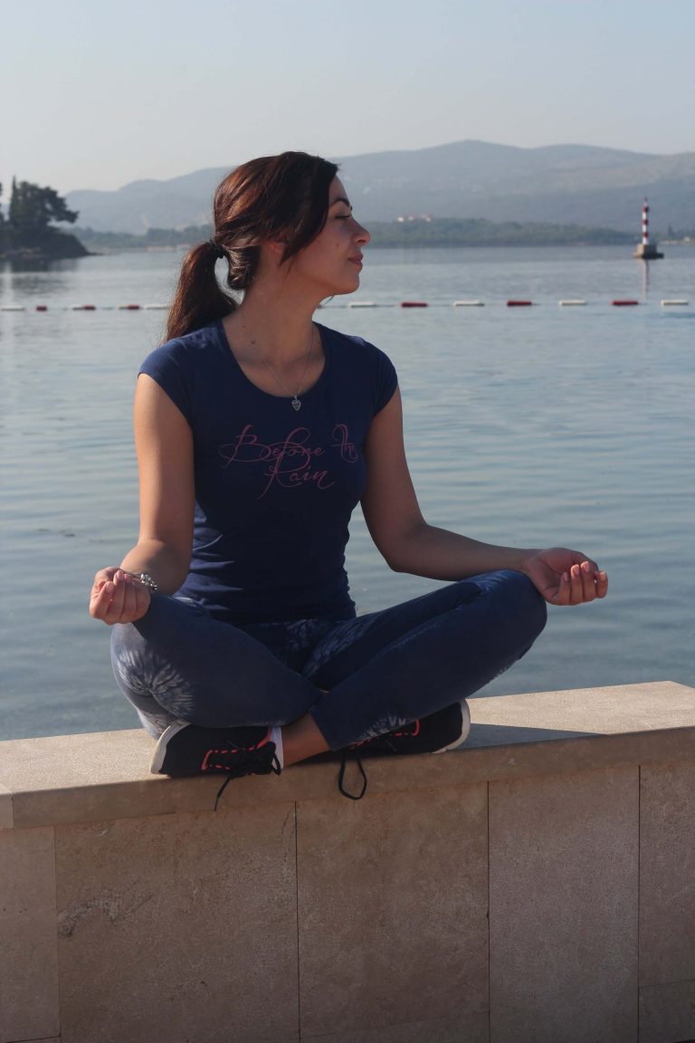 Meditating between exercises