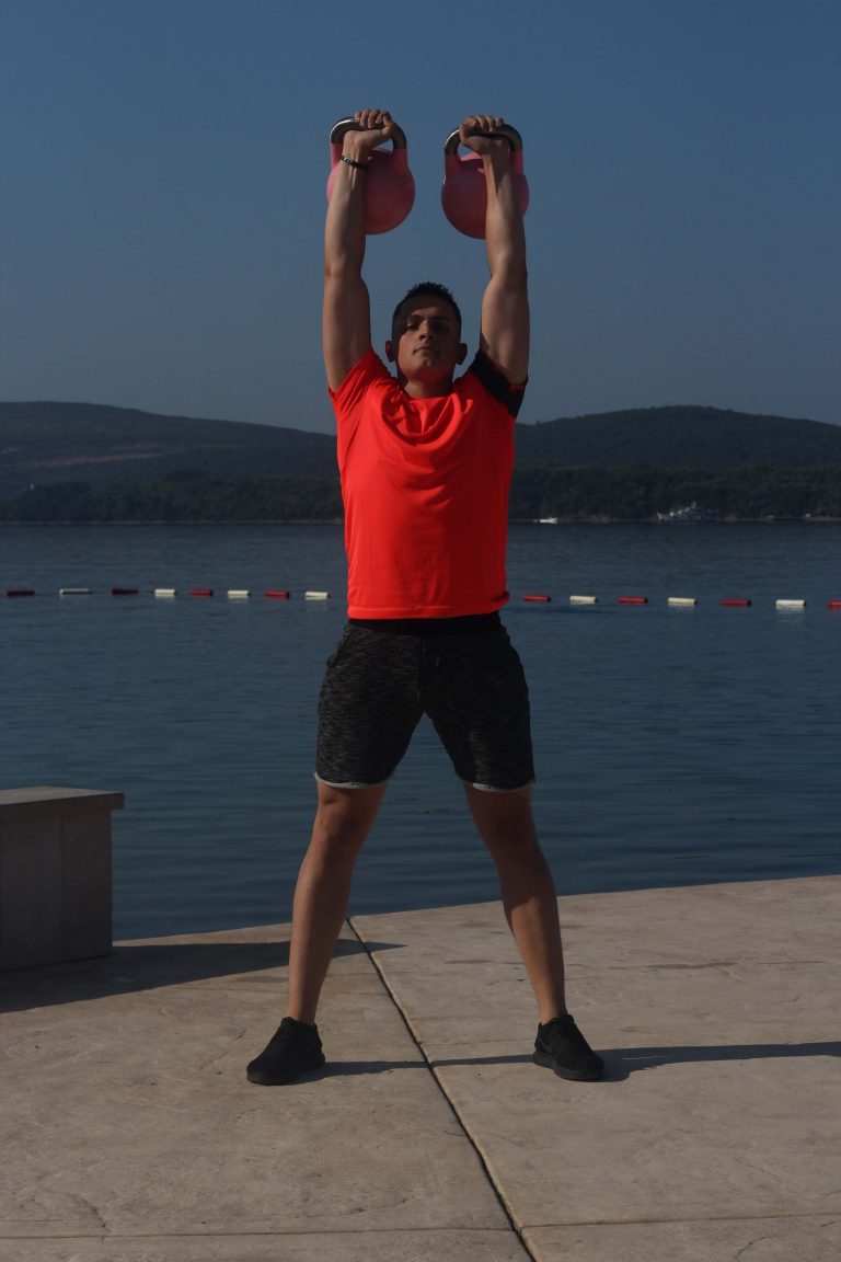 Fitness training male
